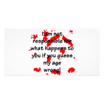 Not Responsible photo cards by thatsabigbirthday4 Not Responsible photo cards