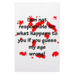 Not Responsible stationery