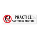 Not Rick Santorum in 2012 bumper stickers