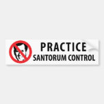 Not Rick Santorum in 2012 Bumper Stickers