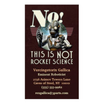 NOT Rocket Science Business Card business cards