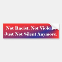 Not Silent Bumper Stickers