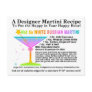 Not So White Russian Martini Recipe Postcard