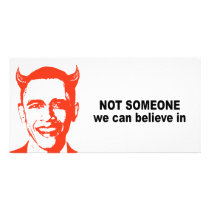 Not someone we can believe in picture card