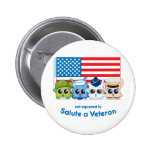 Not Squared to Salute a Veteran Pin