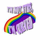 not str8 curved sculpture photo cut out