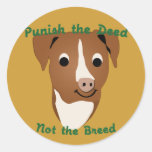 Not The Breed Round Sticker
