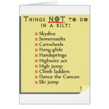 Not To Do List Greeting Cards