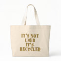 Not Used, Recyled bags