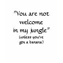 not welcome t-shirts
