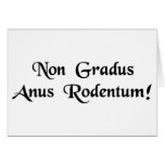 Not Worth A Rats Ass! Greeting Cards