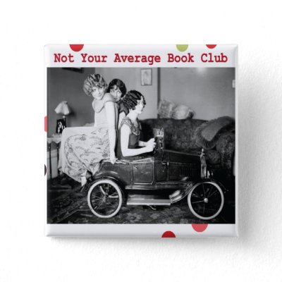 Not your average book club button