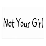 Not Your Girl Post Card