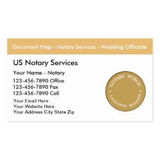 Notary Public Business Cards &amp; Templates | Zazzle
