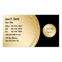 Notary Business Cards