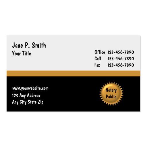 Notary Business Cards_2 (front side)