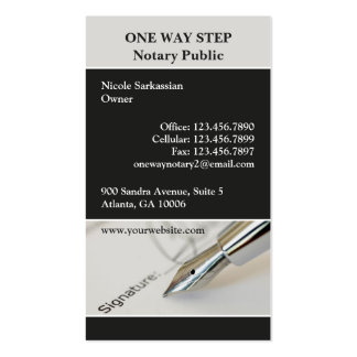 Notary Public Business Cards &amp; Templates | Zazzle