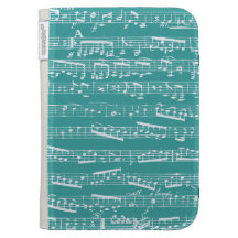 Notas azules de la música de la aguamarina