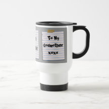 Notas del amor para la taza de la madrina