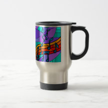 Notas musicales taza