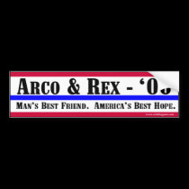 "NotB" Arco/Rex Bumper Sticker bumper stickers by EyeLevel "NotB" Arco/Rex Bumper Sticker bumper stickers