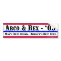 "NotB" Arco/Rex Bumper Sticker bumper stickers by EyeLevel "NotB" Arco/Rex Bumper Sticker bumper stickers