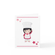 Note Card Chef Woman by Melisende Note Card Chef Woman
