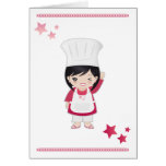 Note Card Chef Woman