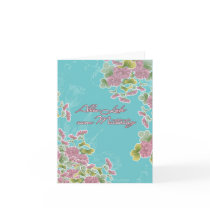 note card German "Happy Mother's Day" cards