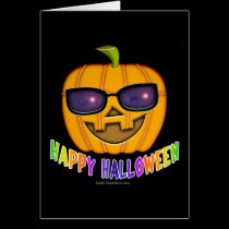 Note Card, Greeting Card - Halloween Jack O Lanter cards