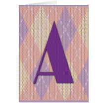 Note Card-  initial A