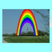 Note Card: Longton, Kansas rainbow cards