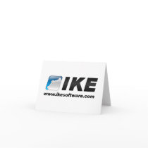 Note card template - horizontal