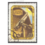 Note Card - USSR 1957 Astronomy Space Samp Art