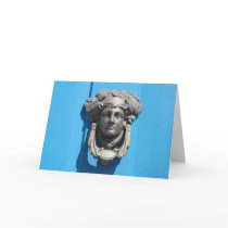 Note Card with door knocker by PinkMonkey_8 Note Card with door knocker