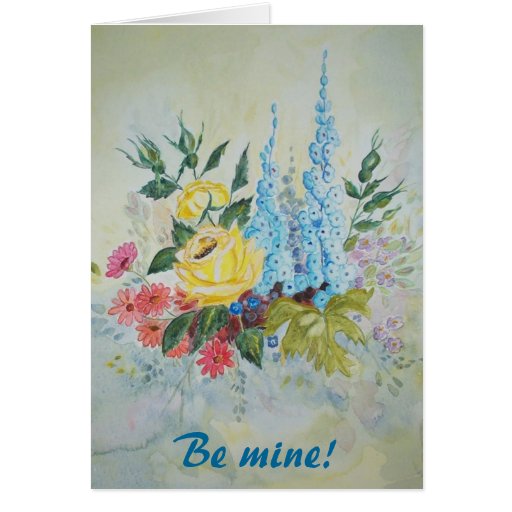 Note Card with love poem inside