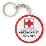 NOTE!  Cardiac pacemaker keychains