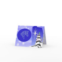 NOTE CARDS-BLUE CHRISTMAS APPALOOSA