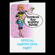 Note Cards - Greeting Cards - Polka Dot Martini cards
