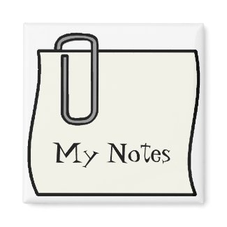 Note Holder Magnet magnet