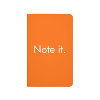 Note it. Notebook Journal
