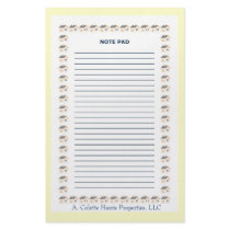 Note Pad- Design 1 Custom Stationery