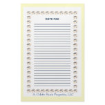 Note Pad- Design 1 Custom Stationery