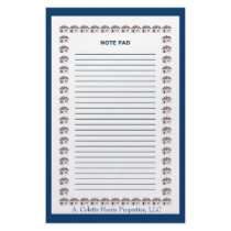 Note Pad- Design 3 Customized Stationery