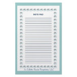 Note Pad- Design 5 Customized Stationery