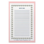 Note Pad- Design 7 Personalized Stationery