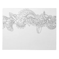 Note Paper for Colouring Scratch Pad