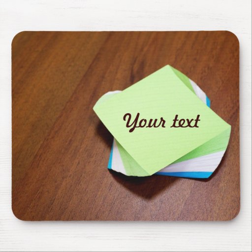 Note paper mouse pad Zazzle