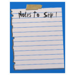 Note to Self ! Letterhead Notepaper