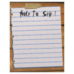 Note to Self ! Letterhead Notepaper